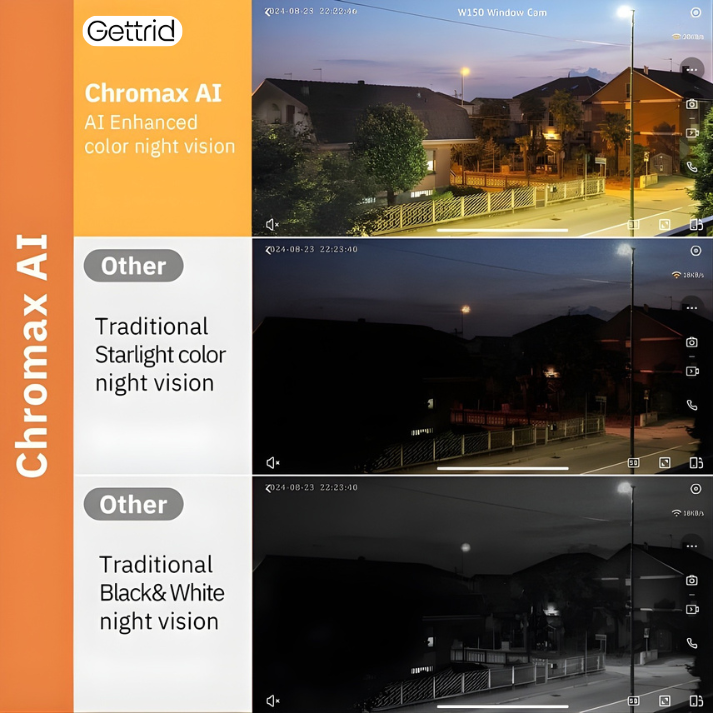 2K HD Window Security Camera